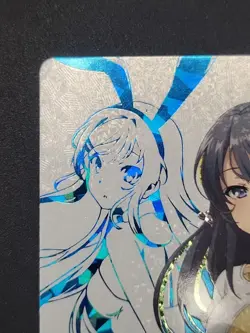 Mai Sakurajima ZR Signed Goddess Story Waifu Card NM 5M05 002 - Image 2