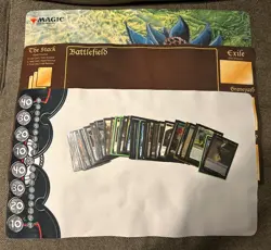 MTG Magic the Gathering Lot Play Mats Cards Foil - Image 1