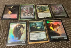 MTG Magic the Gathering Lot Play Mats Cards Foil - Image 2