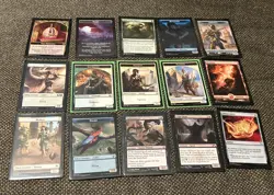 MTG Magic the Gathering Lot Play Mats Cards Foil - Image 4