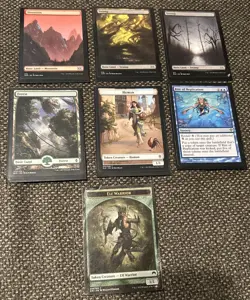 MTG Magic the Gathering Lot Play Mats Cards Foil - Image 5