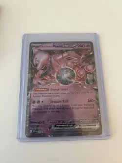 Team Rocket's Mewtwo ex 205 Sv: Scarlet & Violet Promo Cards Holo - Image 1