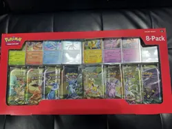 Pokemon TCG Prismatic Evolutions Costco 8 Mini-Tin Bundle w/ Promo Cards NEW - Image 1