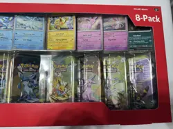 Pokemon TCG Prismatic Evolutions Costco 8 Mini-Tin Bundle w/ Promo Cards NEW - Image 2