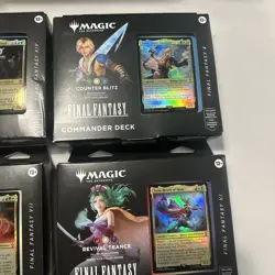 MTG Magic Final Fantasy Set of 4 Commander Decks FACTORY SEALED IN STOCK! - Image 2