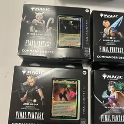 MTG Magic Final Fantasy Set of 4 Commander Decks FACTORY SEALED IN STOCK! - Image 3