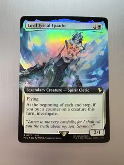 Lord Jyscal Guado - 137 -Magic: Final Fantasy MTG - Extended Art - Rare - FOIL - Image 1
