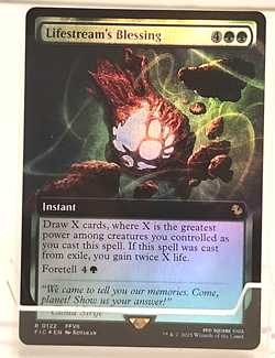 Lifestream's Blessing (Extended Art) Commander: Final Fantasy Foil - Image 1