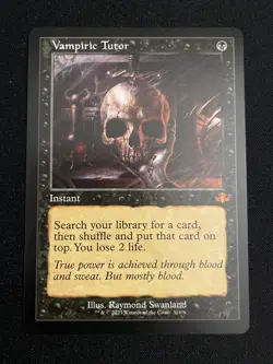 Vampiric Tutor (Retro Frame) Dominaria Remastered Regular NM - Image 1