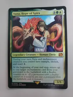 MTG Yuna, Hope of Spira Final Fantasy Foil Mythic - Image 1