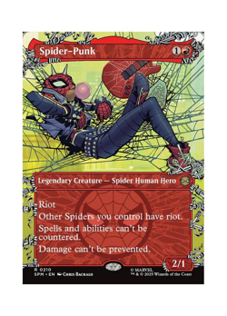 Magic the Gathering MTG SPM Spider-Punk 210 Regular Near Mint - Image 1