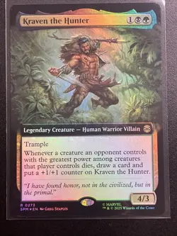 Kraven the Hunter (Extended Art) Marvel's Spider-Man Foil - Image 1