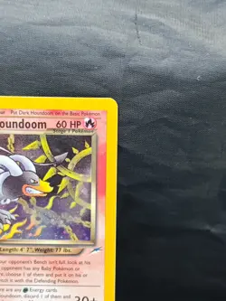 Pokemon Neo Destiny 2002 Dark Houndoom Holo Card 7/105 Rare - Image 2