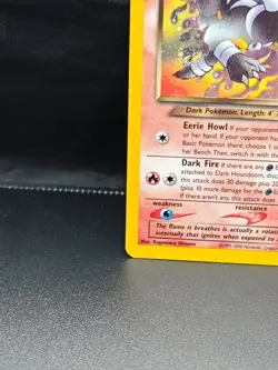 Pokemon Neo Destiny 2002 Dark Houndoom Holo Card 7/105 Rare - Image 5