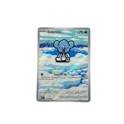 2025 Pokemon SV Black Bolt BLK EN Cubchoo Illustration Rare #109/086 - Image 1