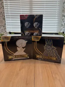 Pokemon Mega Evolution Gardevoir And Lucario ETB & Non-Enhanced Booster Box Set - Image 1