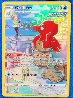 Octillery Brilliant Stars Trainer Gallery NM TG03/TG30 Holo Pokemon Ultra Rare - Image 2