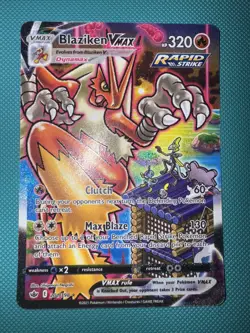 Pokemon TCG Blaziken VMAX Alternate Art Secret Rare 201/198 Chilling Reign - Image 1