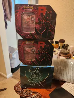 2x Mewtwo Destined Rivals Tin and Twilight Mascarade ETB Pokemon TCG - Image 1