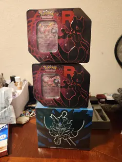 2x Mewtwo Destined Rivals Tin and Twilight Mascarade ETB Pokemon TCG - Image 2