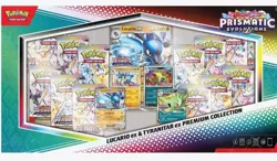 PRISMATIC EVOLUTIONS Lucario EX and Tyranitar EX Premium Collection Sam’s Club - Image 1