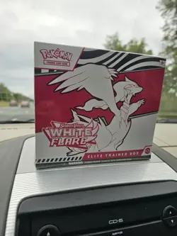Scarlet And Violet white flare elite trainer box pokemon center Exclusive Sealed - Image 1