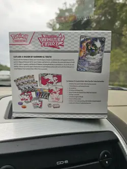 Scarlet And Violet white flare elite trainer box pokemon center Exclusive Sealed - Image 2
