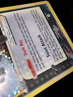 Pokemon Umbreon Gold Star 17/17 NM Super Clean 25th Anniversary Celebrations - Image 3