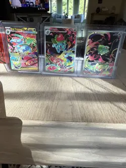 Pokemon TCG Mega-Venusaur-EX, Ivysaur, Bulbasaur Set. - Image 2