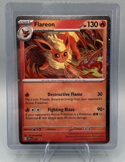 Pokemon TCG Flareon SVP 167 Scarlet & Violet Black Star Promo NM/M - Image 1