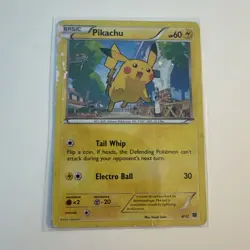 Pikachu 6/12 McDonalds PROMO HOLO Pokemon TCG HP (DMG) - Image 1