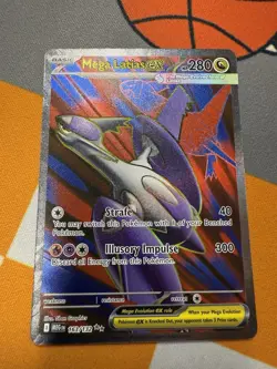 Pokemon Mega Evolution Mega Latias ex Full Art 163/132 NM - English - Image 1