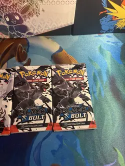 Lot Of 4 - Pokemon: Scarlet and Violet Black Bolt White Flare Booster Packs - Image 3