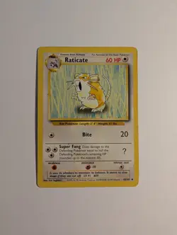 Pokemon Base Set Uncommon Raticate 40/102 - Image 1