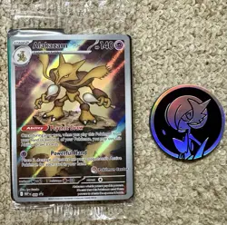 Alakazam 009 Black Star Pokemon Center Promo Mega Evolutions SEALED - Image 1