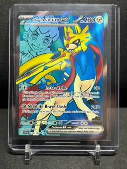 Hop's Zacian ex 176/159 Ultra Rare Holo Pokemon 2025 Journey Together LP/NM - Image 1