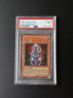 PSA 9 YU-GI-Oh! Dark Beginning 2 EN004 Dark Necrofear LOW POP 6 - Image 1