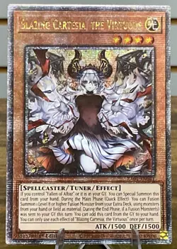Blazing Cartesia, the Virtuous RA04-EN041 Quarter Century Stampede 1st Edition - Image 1