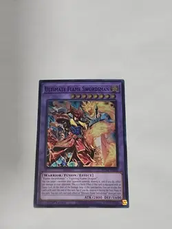 x1 Ultimate Flame Swordsman - MZMI-EN004 - Super Rare - 1st Edition Yu-Gi-Oh! NM - Image 1