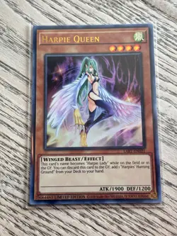 YUGIOH! Harpie Queen LART-EN021 Ultra Rare Limited Edition NM - Image 1