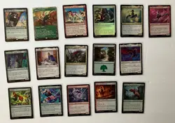 Spider-Man Magic the Gathering 16 Card Lot Miles Morales Radioactive Spider - Image 1