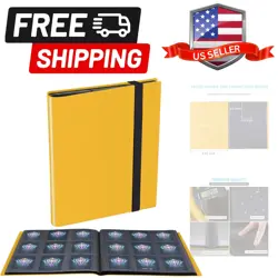 Upgraded 9 Pockets Trading Card Collection Binder, 360 Book Holder Album for ... - Image 1