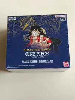 Sealed One Piece Romance Dawn Blue Bottom OP-01 English Card Game Booster Box - Image 1