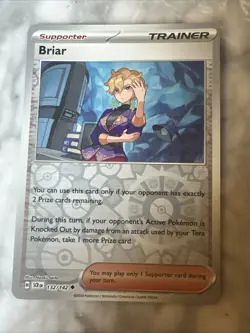 Pokemon TCG Briar Sv07: Stellar Crown Reverse Holo Uncommon Card 132/142 - Image 1