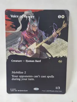 MTG Voice Of Victory Dragonstorm (0331) Foil - Image 1