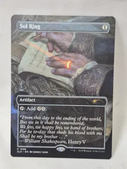 Sol Ring Unlimited Edition Near Mint MTG Lindsey Look 1696 - Image 1