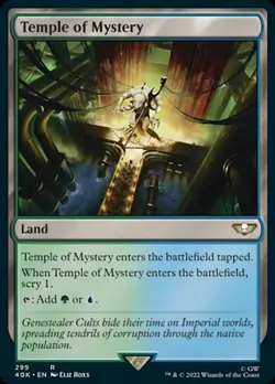 Temple of Mystery - Universes Beyond: Warhammer 40,000 #299 MTG Magic The Gather - Image 1