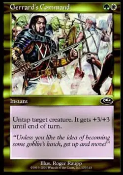 Gerrard's Command - Medium Play MTG Planeshift - Image 1