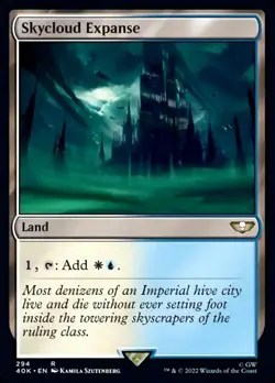 Skycloud Expanse - Universes Beyond: Warhammer 40,000 #294 MTG Magic The Gatheri - Image 1