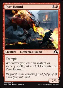 Pyre Hound - Shadows Over Innistrad #174/297 MTG Magic The Gathering - Image 1